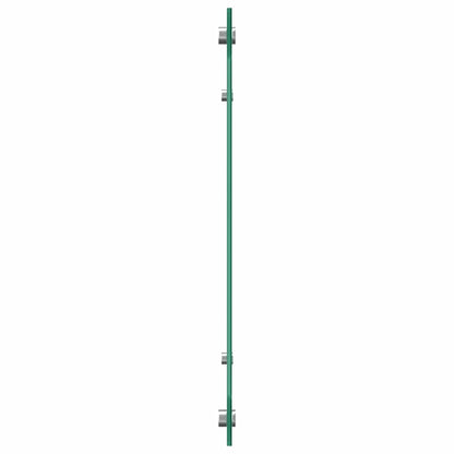 Küchenrückwände 2 Stk. Weiß 70x60 cm Hartglas