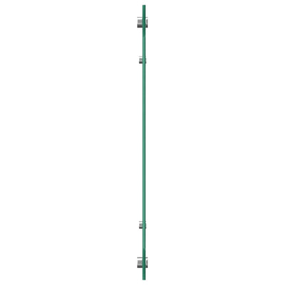 Küchenrückwände 2 Stk. Weiß 80x40 cm Hartglas