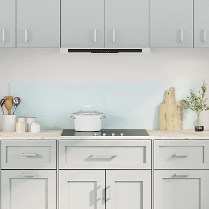 Küchenrückwände 2 Stk. Weiß 80x40 cm Hartglas