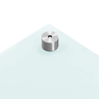 Küchenrückwände 2 Stk. Weiß 80x60 cm Hartglas