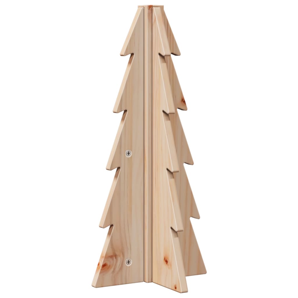 Weihnachtsbaum Holz zum Schmücken 49 cm Massivholz Kiefer