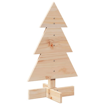 Weihnachtsbaum Holz zum Schmücken 60 cm Massivholz Kiefer