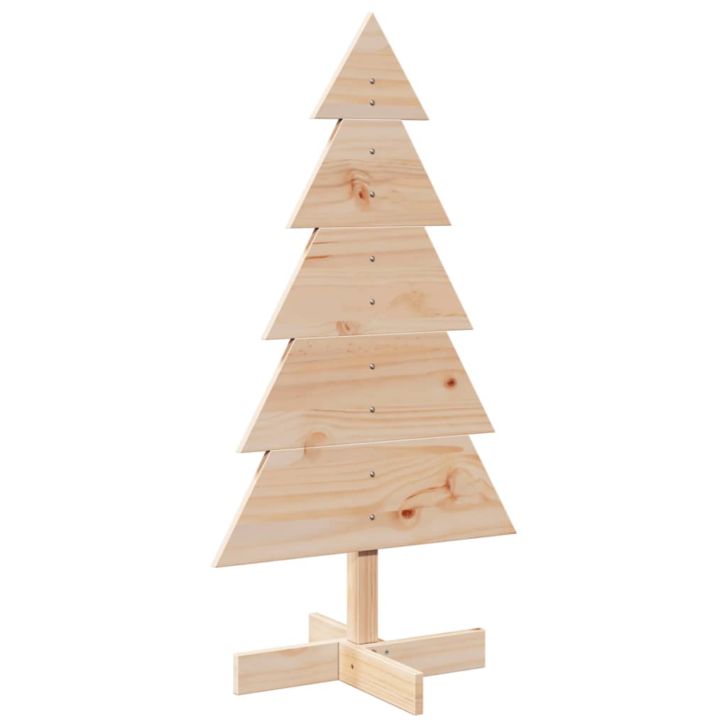 Weihnachtsbaum Holz zum Schmücken 100 cm Massivholz Kiefer