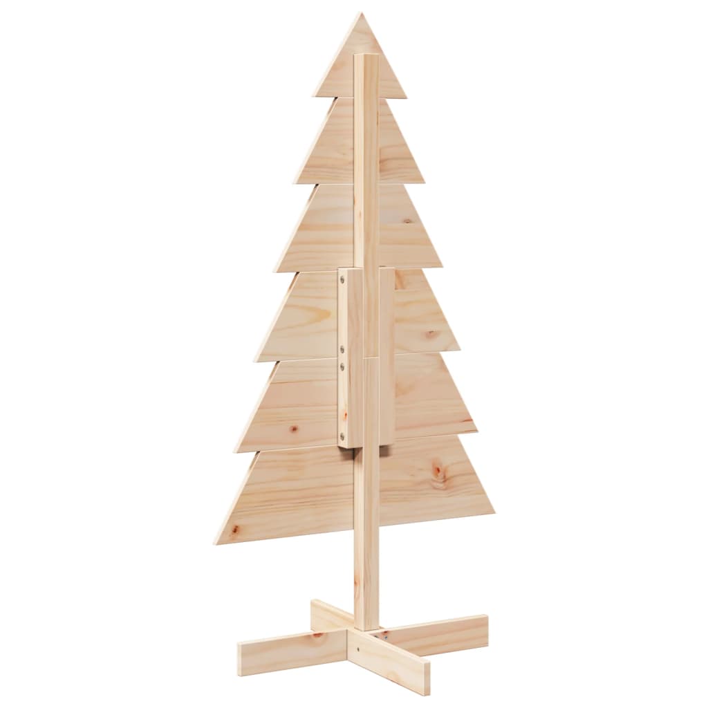 Weihnachtsbaum Holz zum Schmücken 120 cm Massivholz Kiefer