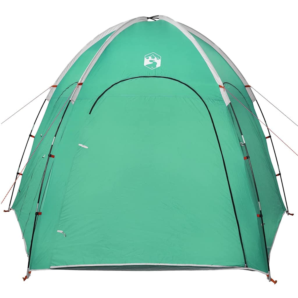 Poolzelt mit Dach Meergrün 366 x 305 x 231 cm Polyester