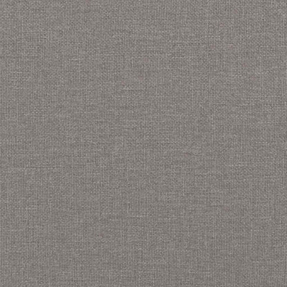 Schaukelstuhl mit Fußhocker Taupe Stoff