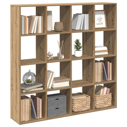 Bücherregal Artisan-Eiche 137,5x29x137,5 cm Holzwerkstoff