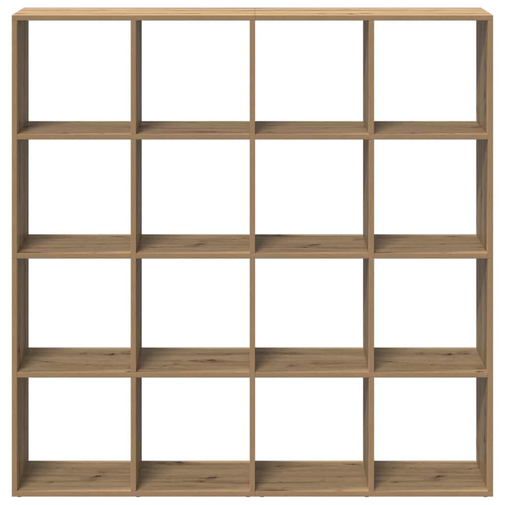 Bücherregal Artisan-Eiche 137,5x29x137,5 cm Holzwerkstoff