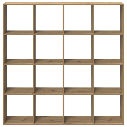 Bücherregal Artisan-Eiche 137,5x29x137,5 cm Holzwerkstoff