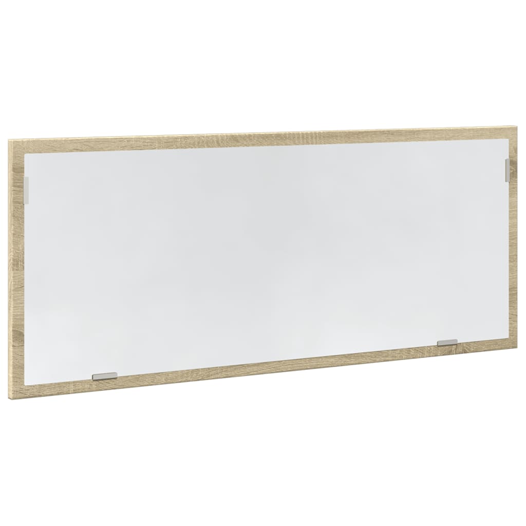 LED-Badspiegel Sonoma-Eiche 100x8,5x37 cm Holzwerkstoff