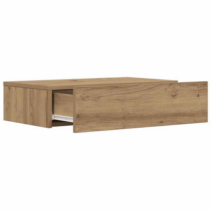TV-Schrank mit LED-Leuchten Artisan-Eiche 60x35x15,5 cm