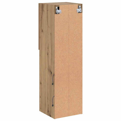 TV-Schrank mit LED-Leuchten Artisan-Eiche 30,5x30x102 cm