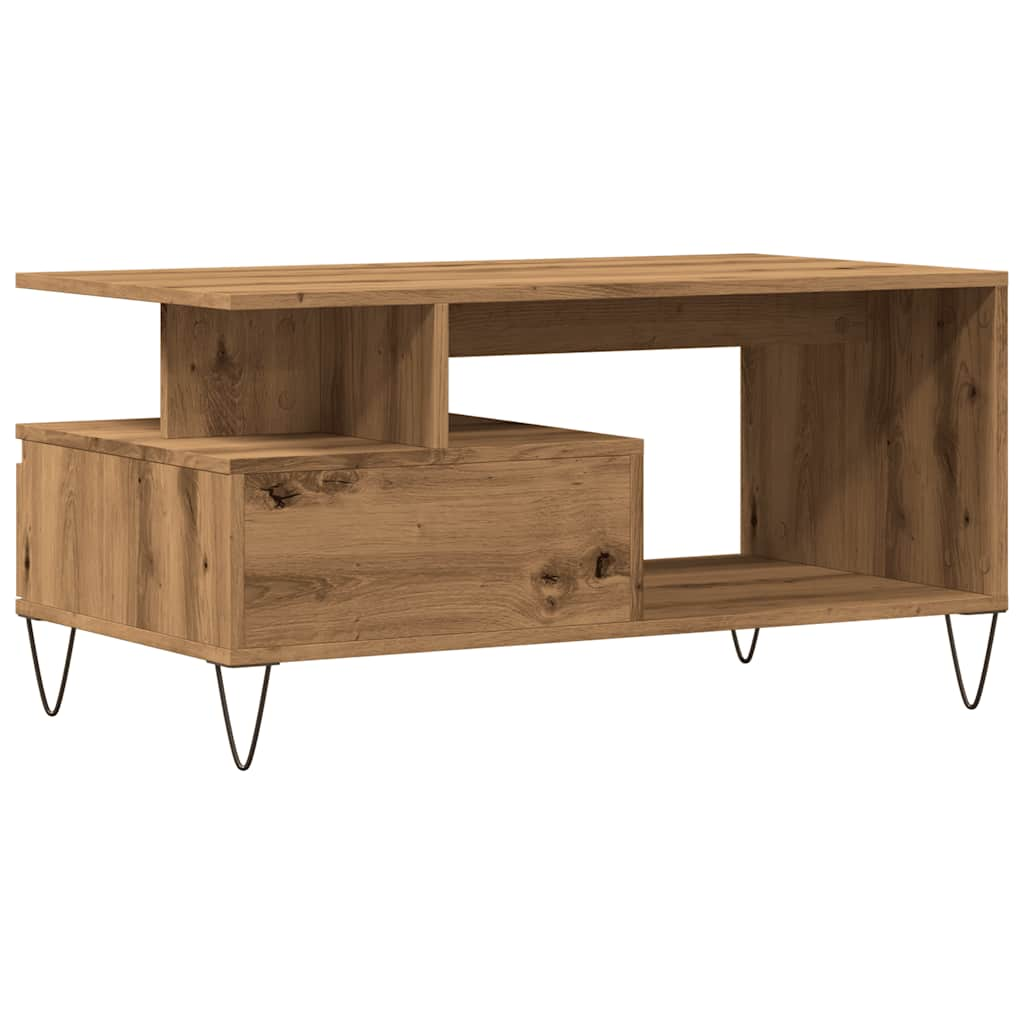 Couchtisch Artisan-Eiche 90x49x45 cm Holzwerkstoff