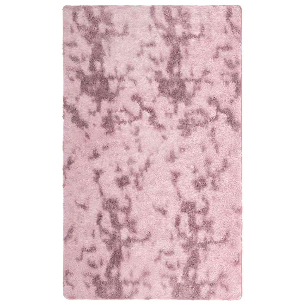 Teppich Shaggy Hochflor NAVARRA Altrosa 80x150 cm Polyester