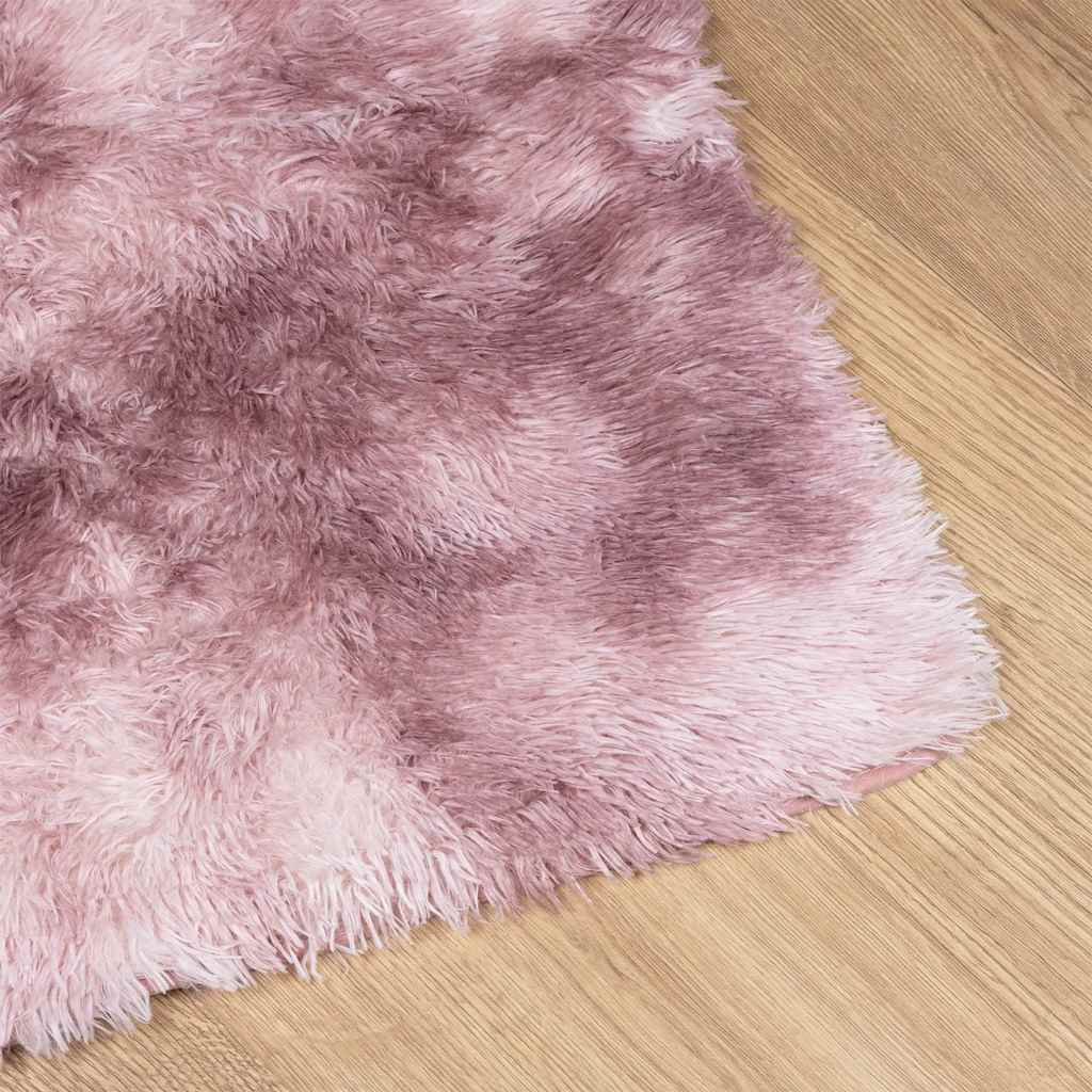 Teppich Shaggy Hochflor NAVARRA Altrosa 80x150 cm Polyester