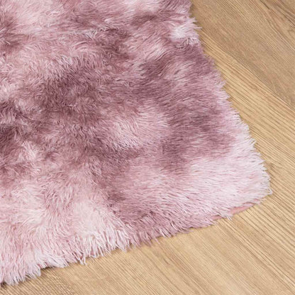 Teppich Shaggy Hochflor NAVARRA Altrosa 80x150 cm Polyester