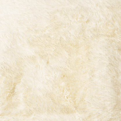 Teppich Shaggy Hochflor NAVARRA Creme 240x240 cm Polyester
