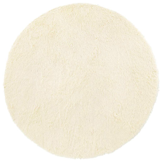 Teppich Shaggy Hochflor NAVARRA Creme 200x200 cm Polyester