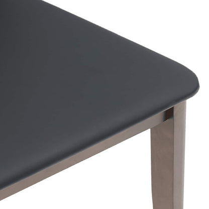 Esszimmerstühle mit Kissen 2 Stk. Braun Massivholz Gummibaum