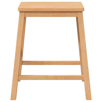 Barstühle 2 Stk. Massivholz Gummibaum