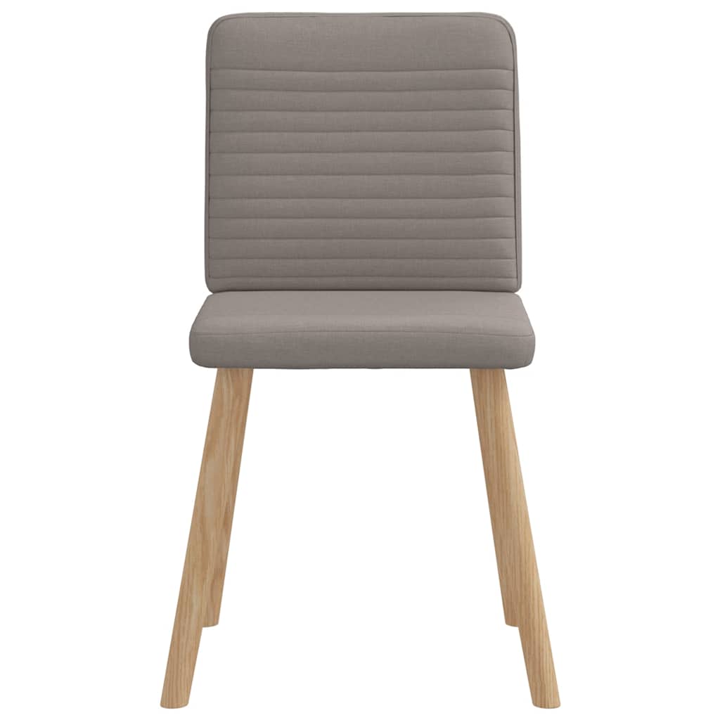 Esszimmerstühle 4 Stk. Taupe Stoff