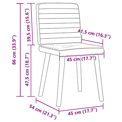 Esszimmerstühle 4 Stk. Leinen