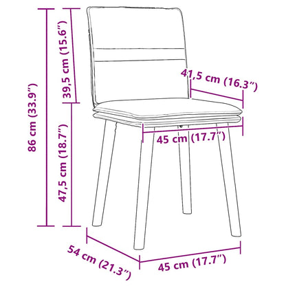 Esszimmerstühle 4 Stk. Taupe Stoff