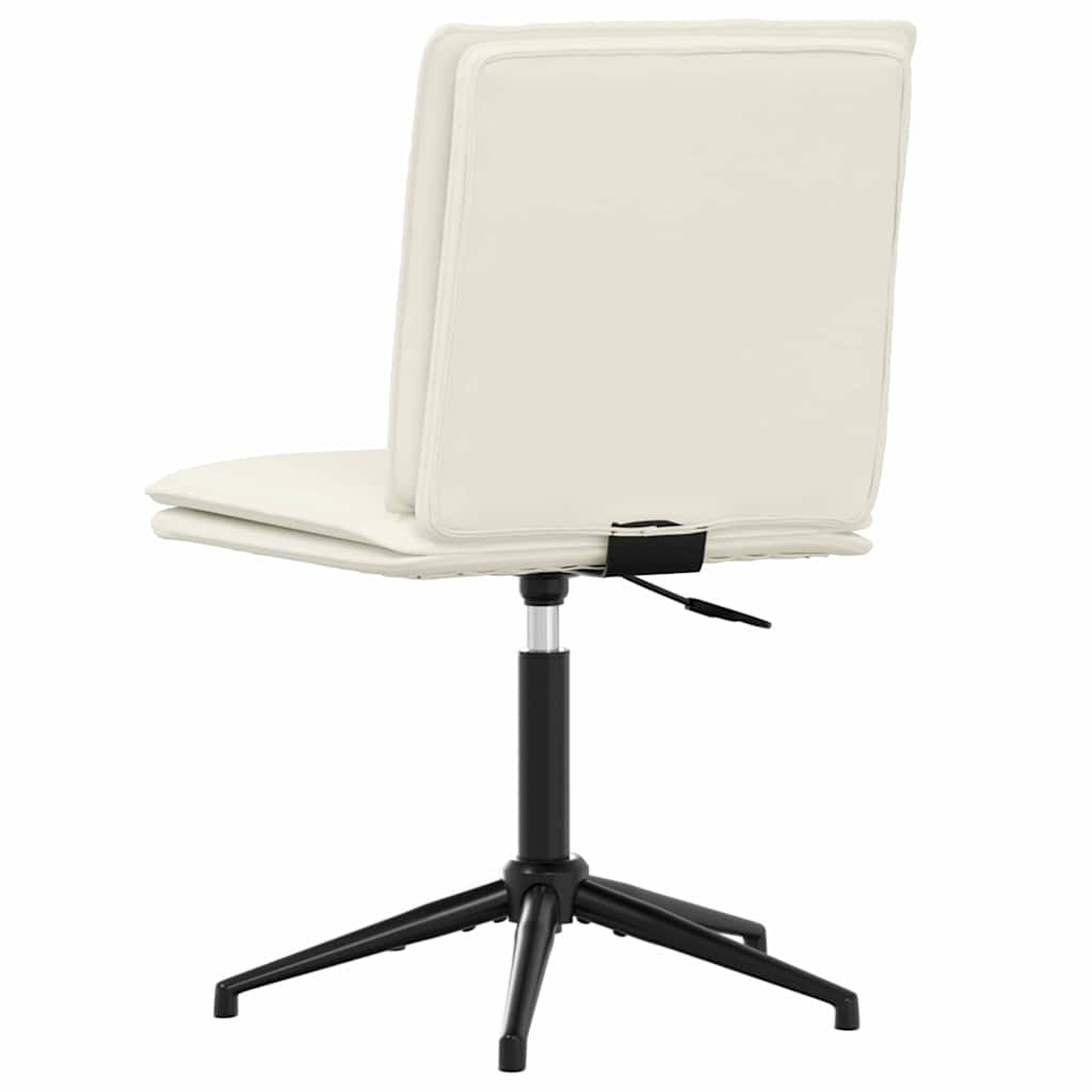Esszimmerstühle 2 Stk. Creme Samt
