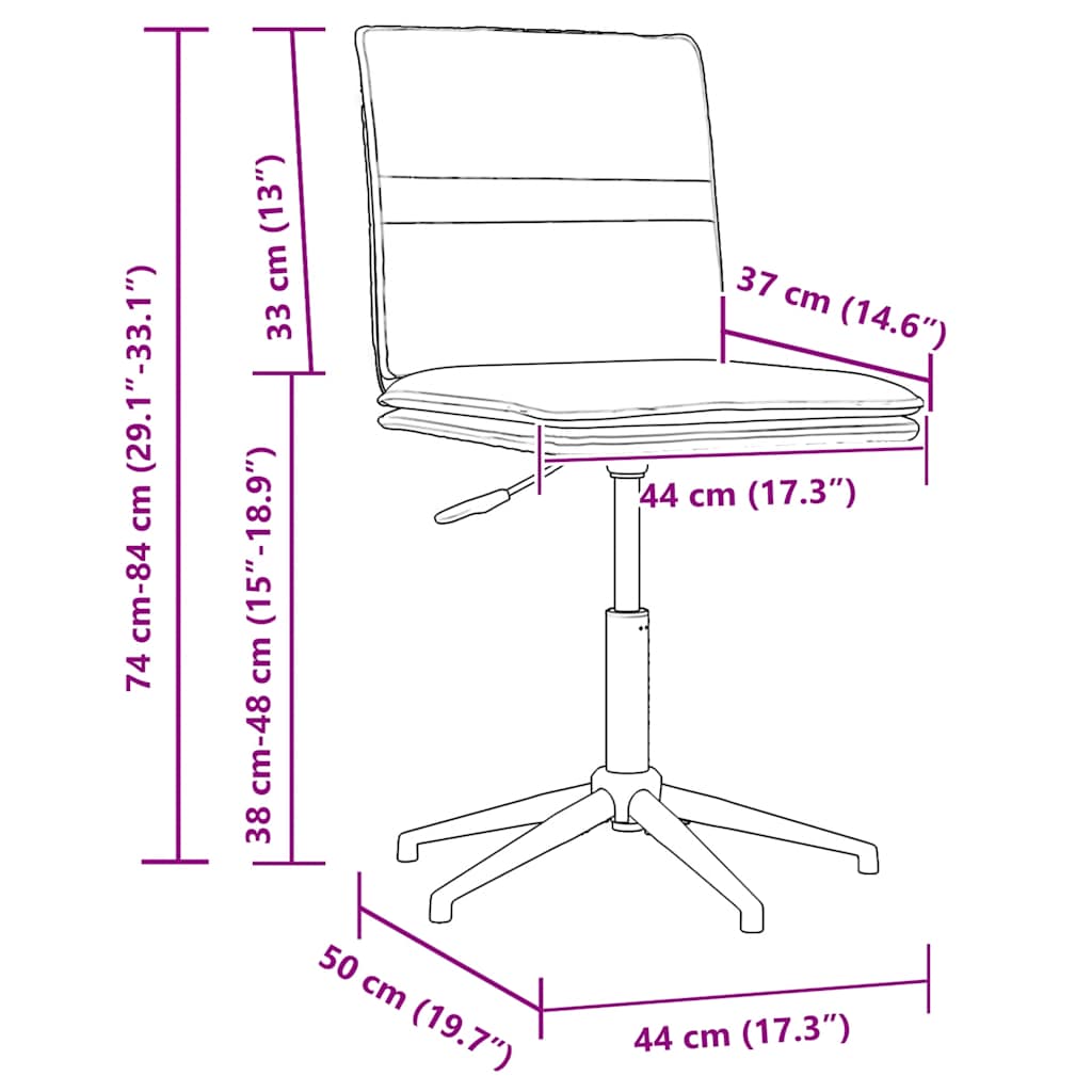Esszimmerstühle 2 Stk. Creme Samt