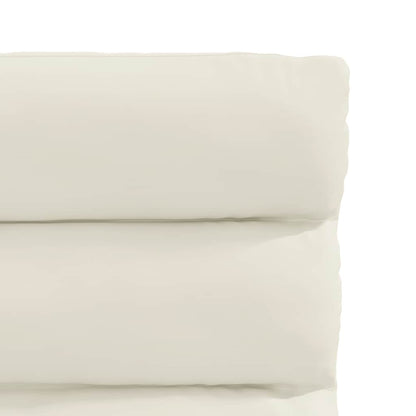 Esszimmerstühle 4 Stk. Creme Samt