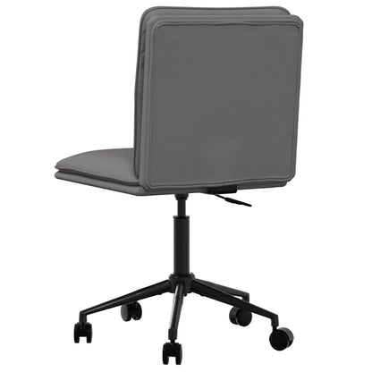 Esszimmerstühle 2 Stk. Grau Kunstleder
