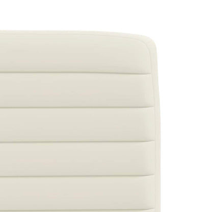 Esszimmerstühle 6 Stk. Creme Samt
