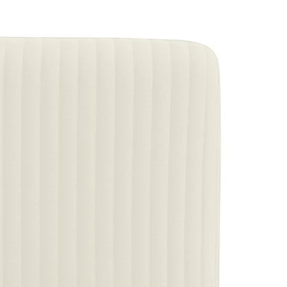 Esszimmerstühle 6 Stk. Creme Samt