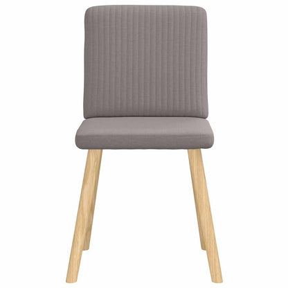Esszimmerstühle 6 Stk. Taupe Stoff