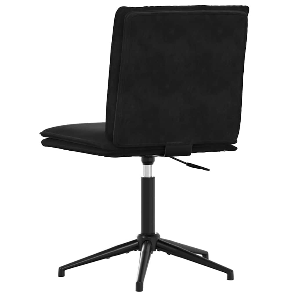 Esszimmerstühle 4 Stk. Schwarz Samt