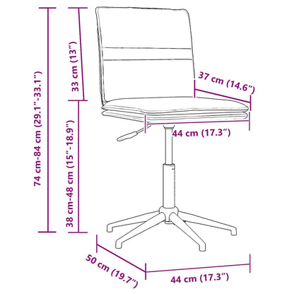 Esszimmerstühle 4 Stk. Creme Samt