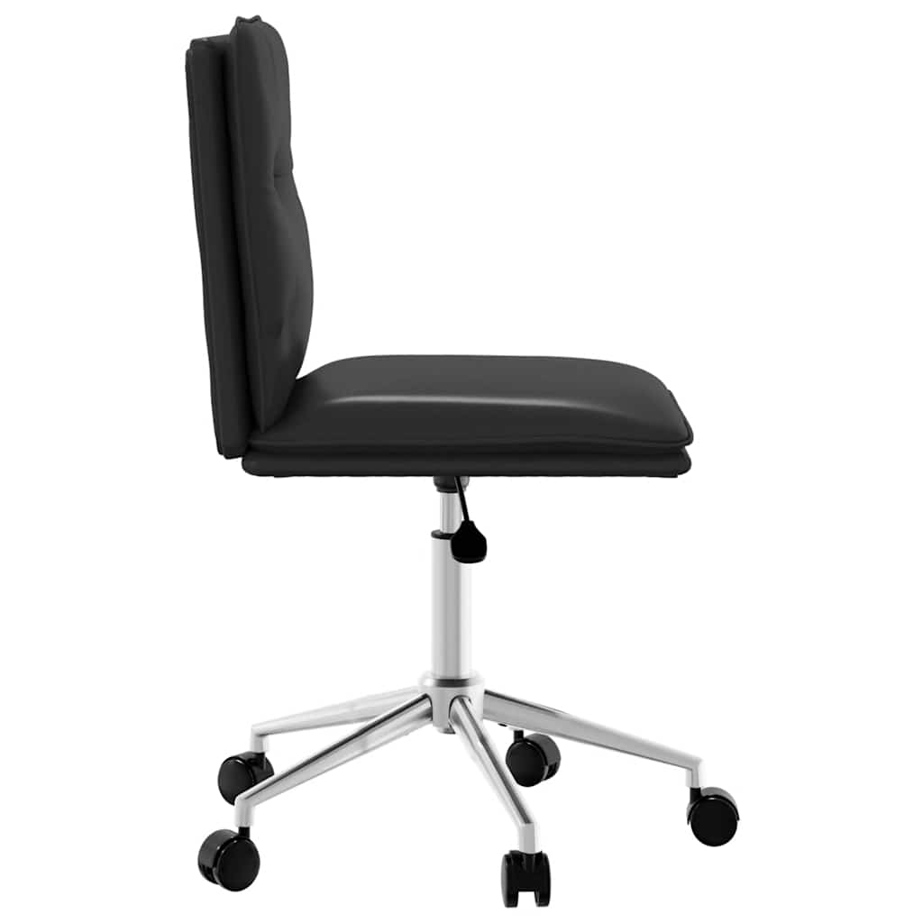 Esszimmerstühle 6 Stk. Schwarz Kunstleder