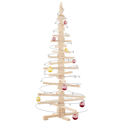 Holz-Weihnachtsbaum zur Dekoration 150 cm Massivholz Kiefer