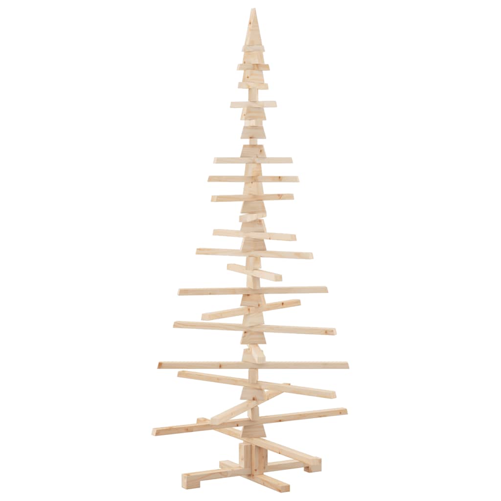 Weihnachtsbaum Holz zum Schmücken 180 cm Massivholz Kiefer