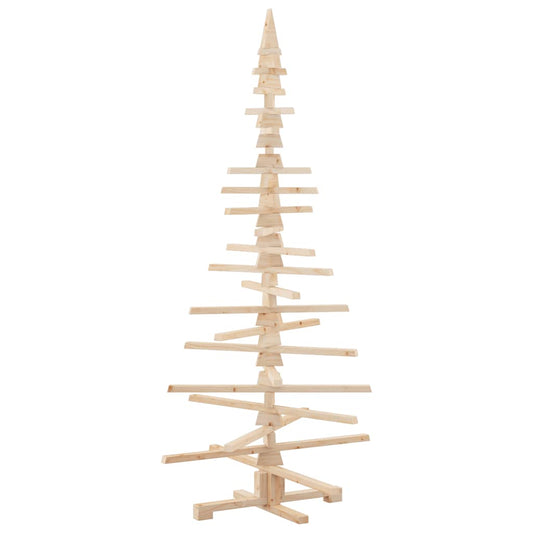 Weihnachtsbaum Holz zum Schmücken 180 cm Massivholz Kiefer