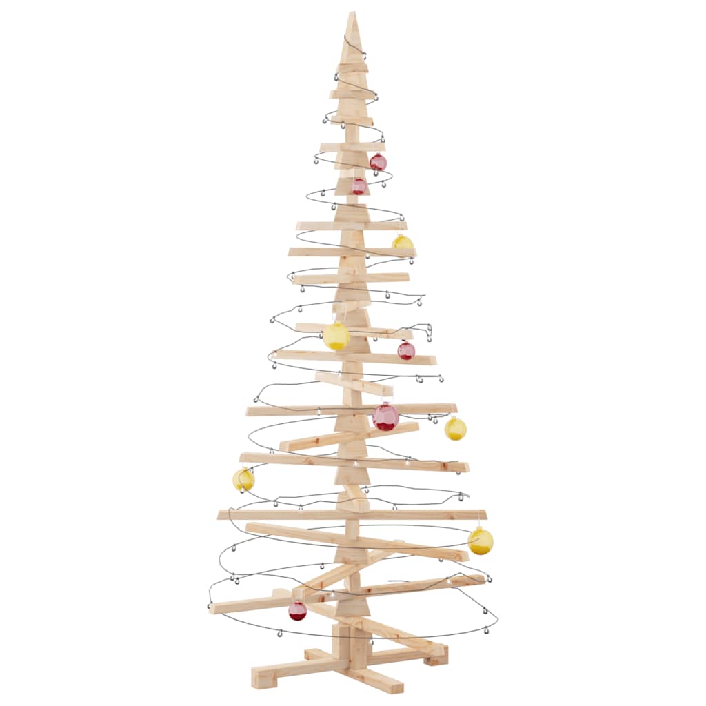 Weihnachtsbaum Holz zum Schmücken 180 cm Massivholz Kiefer