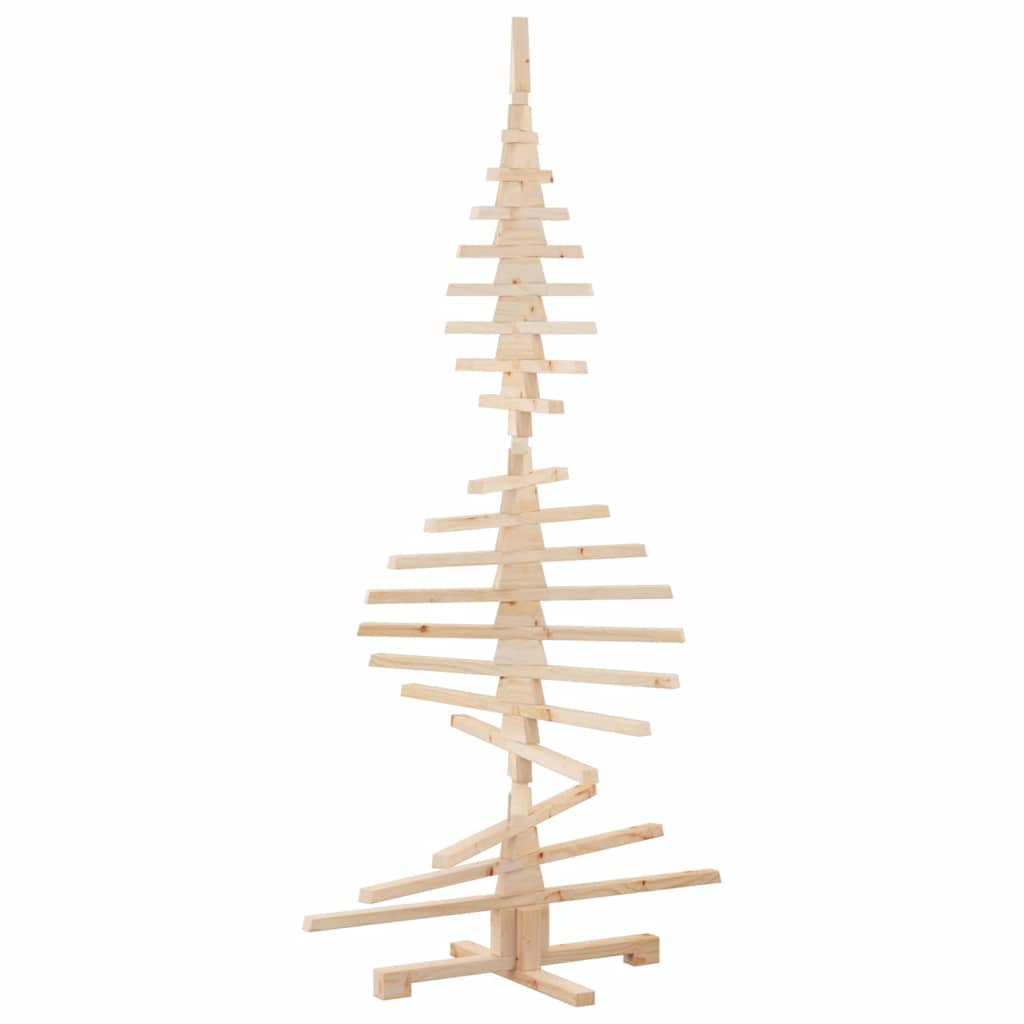 Weihnachtsbaum Holz zum Schmücken 180 cm Massivholz Kiefer