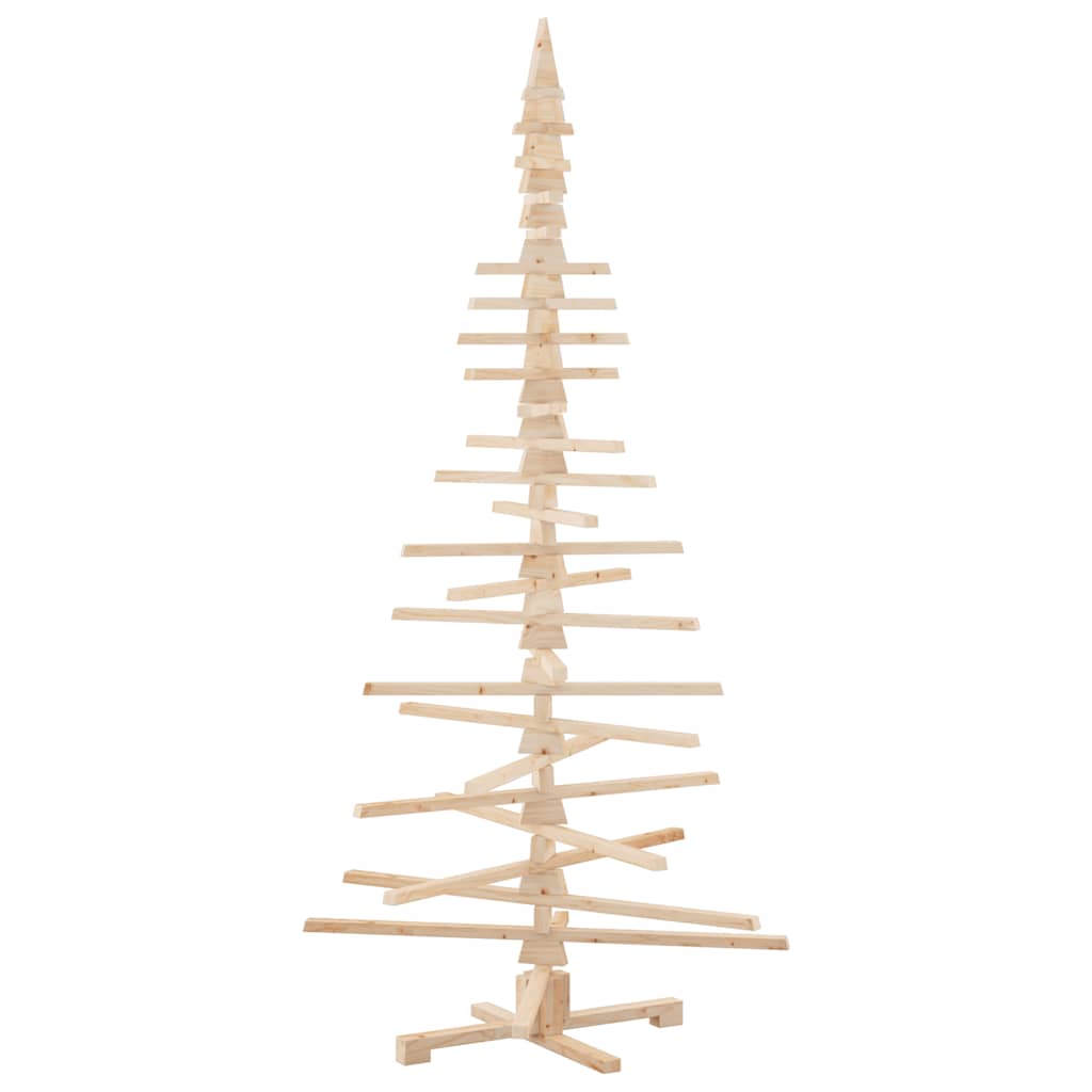 Weihnachtsbaum Holz zum Schmücken 210 cm Massivholz Kiefer