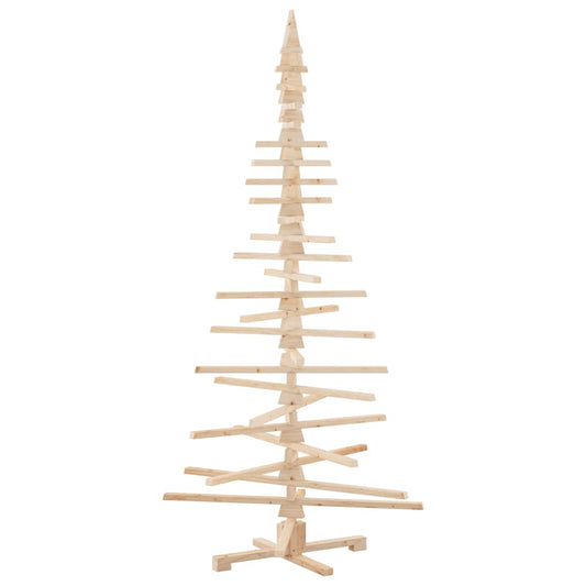 Weihnachtsbaum Holz zum Schmücken 210 cm Massivholz Kiefer