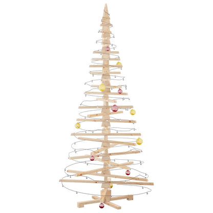 Weihnachtsbaum Holz zum Schmücken 210 cm Massivholz Kiefer