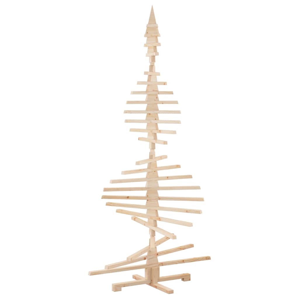Weihnachtsbaum Holz zum Schmücken 210 cm Massivholz Kiefer