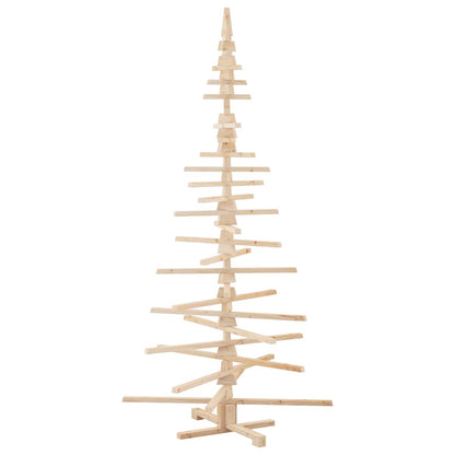 Weihnachtsbaum Holz zum Schmücken 210 cm Massivholz Kiefer