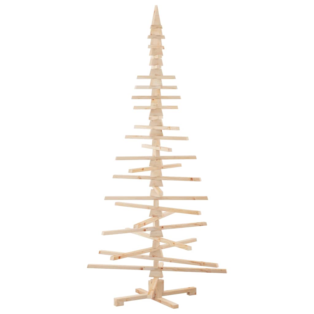Weihnachtsbaum Holz zum Schmücken 210 cm Massivholz Kiefer
