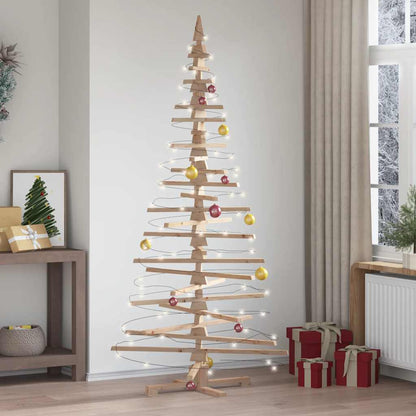 Weihnachtsbaum Holz zum Schmücken 210 cm Massivholz Kiefer
