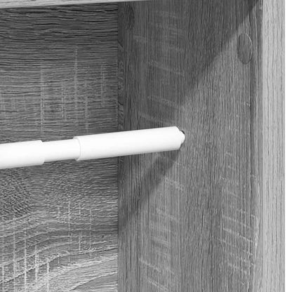 Badezimmerschrank mit Rollenhalter Grau Sonoma 20,5x20x90 cm